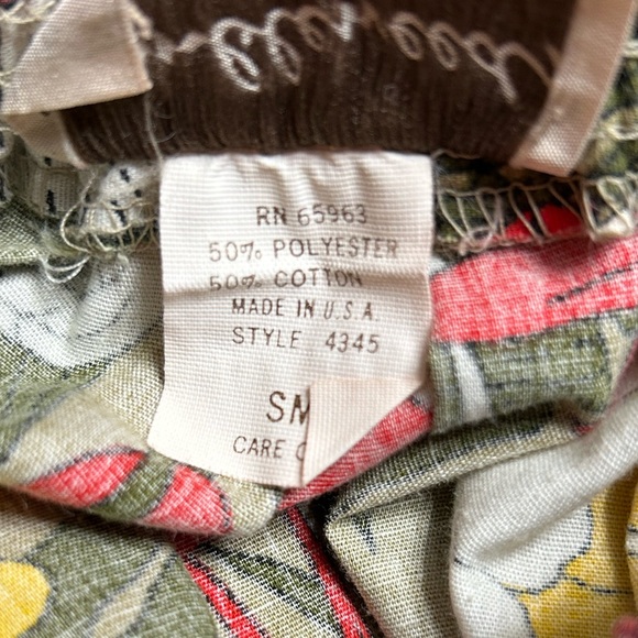 Vintage Tumbleweeds 60s-70s Skirt Foral and Fern Size:Small - Picture 4 of 4